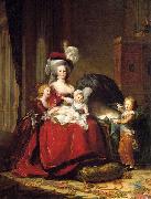 Marie Antoinette and her Children elisabeth vigee-lebrun